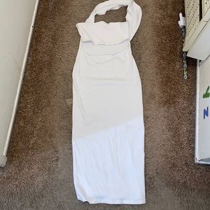 WHITE COCKTAIL DRESS